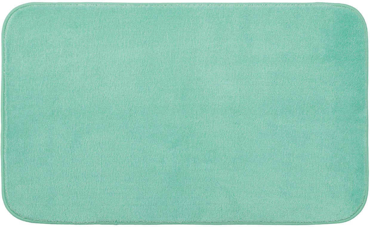 Gözze Badematte "Rio Premium" Höhe 18 mm rutschhemmend beschichtet fußbodenheizungsgeeignet  schnell trocknend Badteppich, Uni Farben, waschbar, rechteckig & rund erhältlich von Gözze