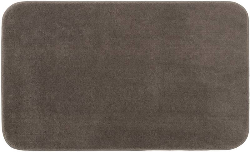 Gözze Badematte "Rio Premium" Höhe 18 mm rutschhemmend beschichtet fußbodenheizungsgeeignet  schnell trocknend Badteppich, Uni Farben, waschbar, rechteckig & rund erhältlich von Gözze