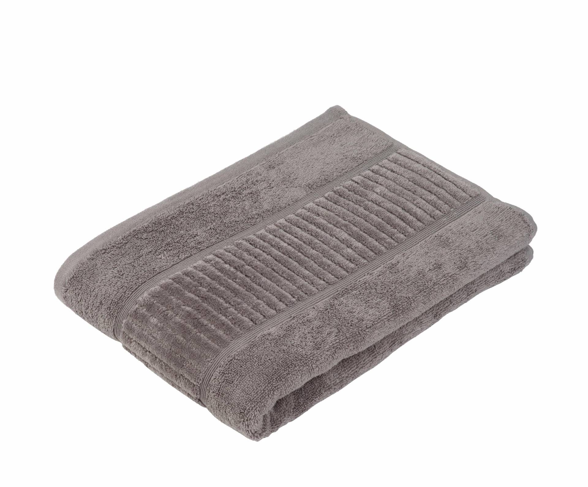 Gözze Badetuch "BIO Frottier" Bio-Baumwolle, Uni-Farben, mit geschorener Bordüre, Pastell Farben von Gözze