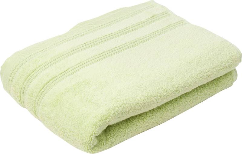 Gözze Badetuch "Monaco" Uni Farben, mit gewellter Bordüre, reine Baumwolle von Gözze