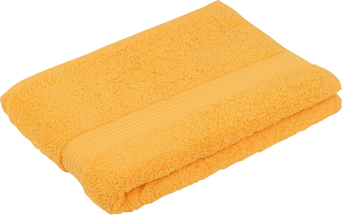 Gözze Badetuch "New York" moderne Uni-Farben, strukturierte Borte, 100% Baumwolle, in 2 Größen von Gözze