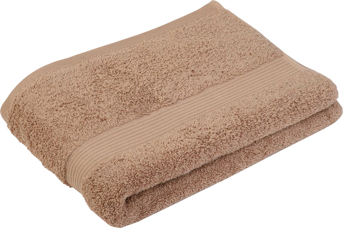 Gözze Badetuch "New York" moderne Uni-Farben, strukturierte Borte, 100% Baumwolle, in 2 Größen von Gözze