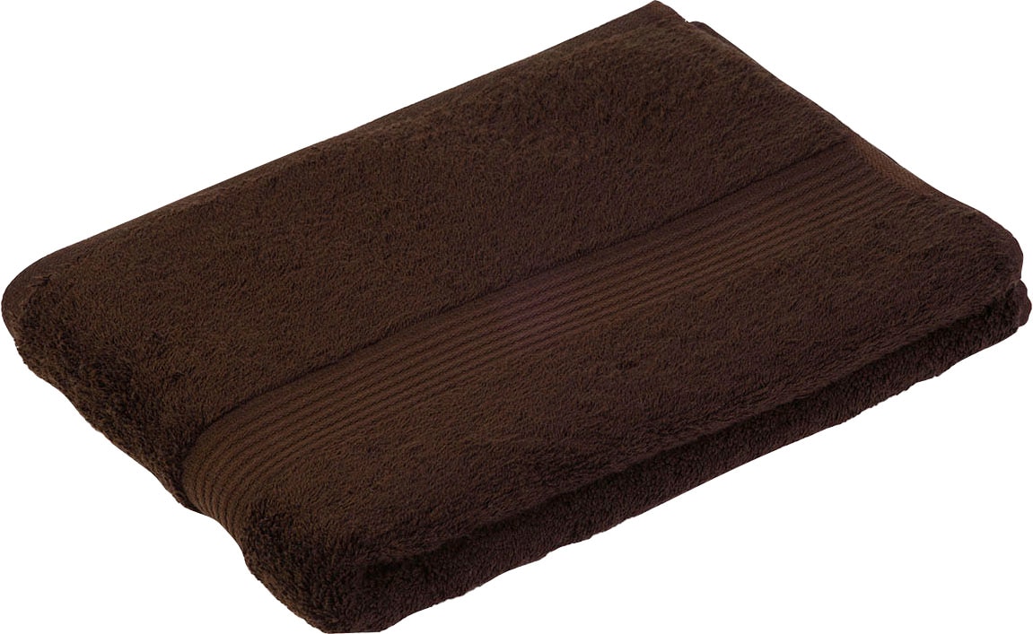 Gözze Badetuch "New York" moderne Uni-Farben, strukturierte Borte, 100% Baumwolle, in 2 Größen von Gözze