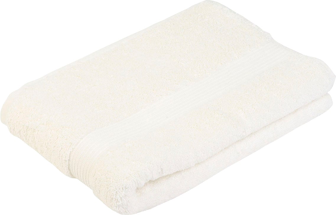 Gözze Badetuch "New York" moderne Uni-Farben, strukturierte Borte, 100% Baumwolle, in 2 Größen von Gözze