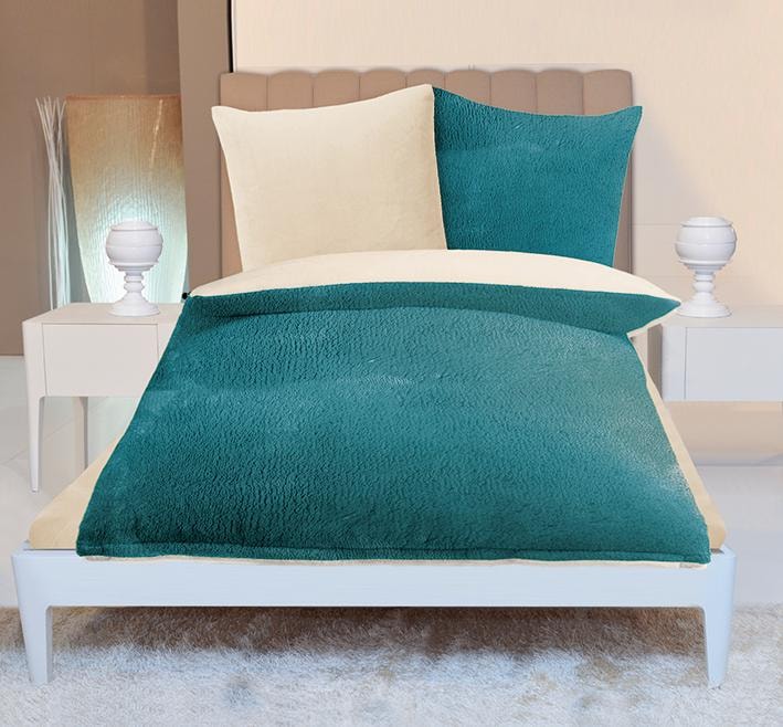 Gözze Wendebettwäsche "Superflausch in Gr. 135x200 oder 155x220 cm" 2 Stk. tlg. Fleece kuschelig warm im Winter, Bettwäsche mit Wendeoptik von Gözze