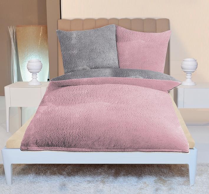 Gözze Wendebettwäsche "Superflausch in Gr. 135x200 oder 155x220 cm" 2 Stk. tlg. Fleece kuschelig warm im Winter, Bettwäsche mit Wendeoptik von Gözze