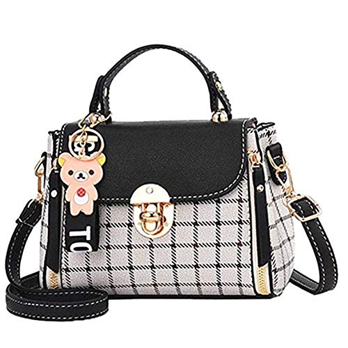 Damen Tasche Sale Leder Taschen Damen Sale Handtaschen für Damen stilvoll Handtaschen für Damen Damenhandtasche Handtaschen für Frauen Prime Black von Gofeibao