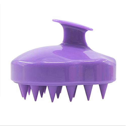 Entferner Pinsel Haar-Kopfhaut-Massagegerät Kopfhautpflege Haar Kopf Durchblutung Giftstoffe Entfernen Körper Entspannen Cellulite-Entferner purple von Gofeibao