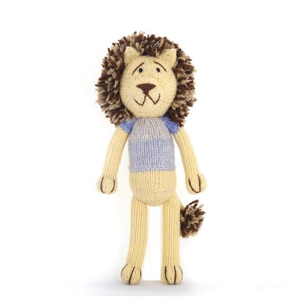 Löwe Kuscheltier - Shamwari Original 30 cm - Handgestrickte Stofftiere by Gogo Olive von Gogo Olive