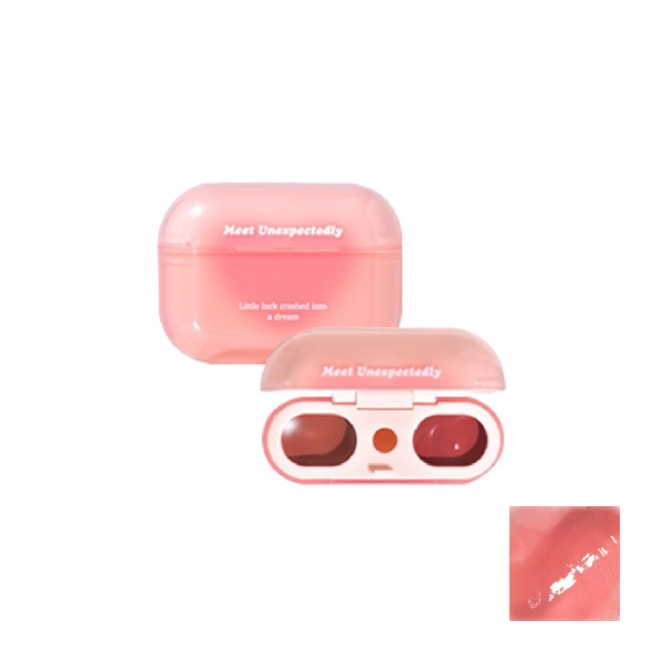 Gogo Tales - Double Spell Lip Cream - 2.8g*2 - G01 Whispers in Dreams von Gogo Tales