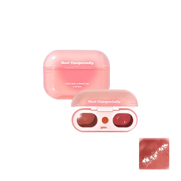 Gogo Tales - Double Spell Lip Cream - 2.8g*2 - G04 Ice Queen Belle von Gogo Tales