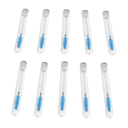 10st Diamant Mascara-bürste Wimperntusche Klar Schaumstoff-protektoren Abgewinkelter Brauenpinsel Wimpernbehälter Tragbares Wimpernrohr Shampoo-behälter Eyeliner-flaschen Plastik Gogogmee von Gogogmee