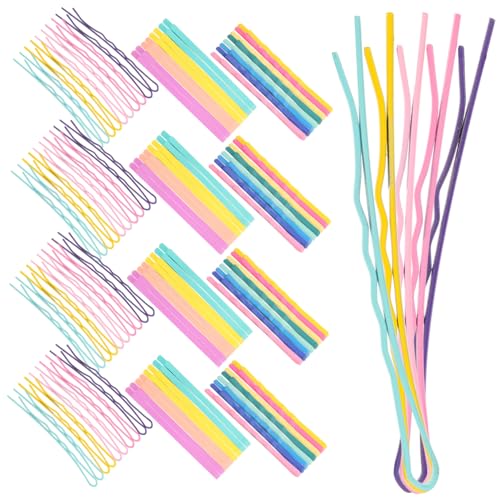Gogogmee Elegante Farbige Haarspangen Für Frauen Und Mädchen 140-teiliges Haarnadel-set Mit Süßigkeiten-haarspangen von Gogogmee