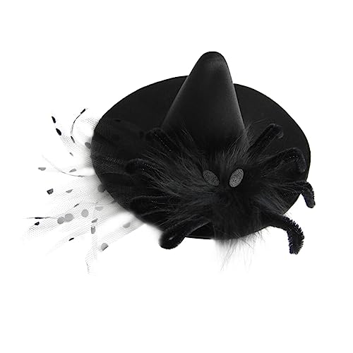 Gogogmee Billycock Haarnadel Aus Stoff Spinnenhut Haarnadel Für Halloween-partys Cosplay Und Reisen Dekoratives Haar-accessoire Für Damen von Gogogmee