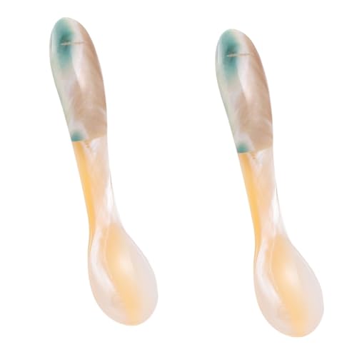 Gogogmee 2 Stück Rührlöffel Für Beauty-tool Bequemer Griff Für Frauen Glattes Material Für Die Augenhaut von Gogogmee