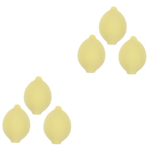 6 Stk Frucht-Schönheitsschwamm makyaj seti make up sponge puderschwamm bb creme schwamm flüssig pürierstab werkzeug Foundation-Schönheitsschwamm Make-up-Schwamm für Mädchen Yellow Gogogmee von Gogogmee