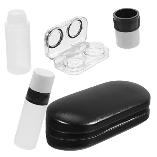 Gogogmee Doppelseitiges Brillenetui Aus Pu Tragbarer Linsen-Organizer Doppellagige Brillenbox Für Mehrere Brillen Hartschaliges Brillenetui Mit Pinzette von Gogogmee