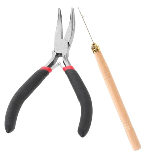 Gogogmee 1 Satz Dreadlocks Häkelnadel mit Zangen für Perücken und Haarverlängerungen Ergonomische Handhabung Präzise Anpassung Frisuren Rutschfeste Griffe Müheloses Arbeiten und Gogogmee 1 Satz Dreadlocks Häkelnadel mit Zangen für Perücken und Haarverlängerungen Ergonomische Handhabung Präzise Anpassung Frisuren Rutschfeste Griffe Müheloses Arbeiten und von Gogogmee