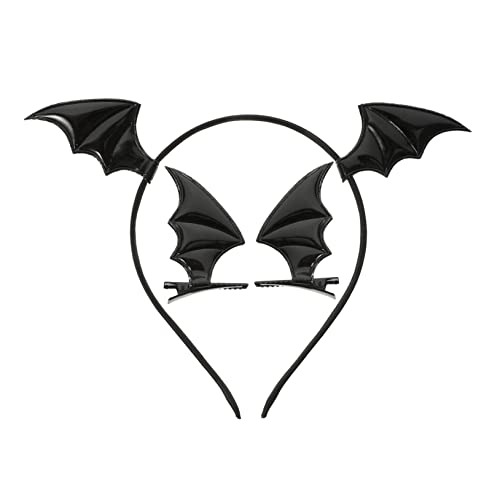 Gogogmee Fledermaus-haar-accessoire-set Stirnband-set Mit Clips Für Partys Und Festivals von Gogogmee