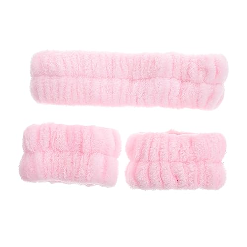 Gogogmee 1satz Weichen Gesichtsreinigungs-haarbändern Elastische Handgelenkbänder Hautfreundliche Make-up-haarbänder Für Zuhause Und Spa-nutzung Teiliges von Gogogmee