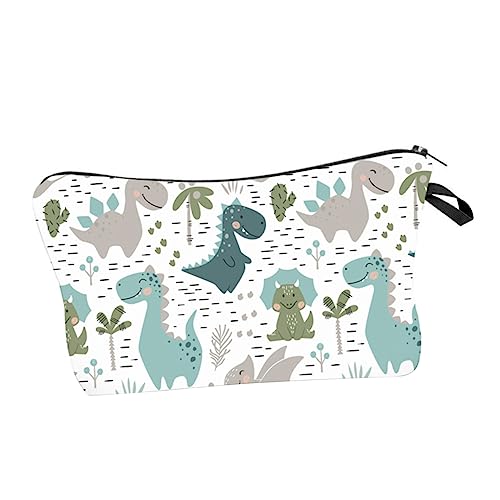Gogogmee 1 Stück Dinosaurier Druck Kosmetiktasche Tragbare Handtasche für Damen Multifunktionale Reise Aufbewahrungstasche für und Alltagsartikel von Gogogmee
