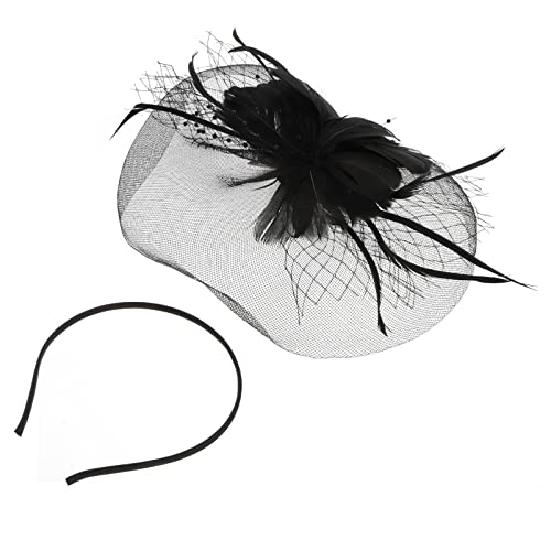 Gogogmee Halloween Feder Haarreifen Stoff Kopfschmuck Party Festival Haar Prop Haarband Accessoire von Gogogmee