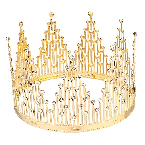 Gogogmee 1 Stück Krone Tortenaufsatz Glitzernde Tiara für Hochzeit Geburtstag und Partydekoration von Gogogmee