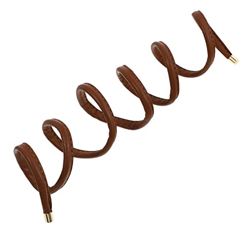 Gogogmee 1 Stück PU Leder Haarband mit Verstellbarem Haardraht Vielseitige Haargummis für Haaraccessoires für Mädchen und für Alltag und Besondere Anlässe von Gogogmee