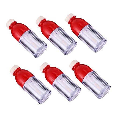 Gogogmee 10 Stück Leere Lip Gloss Flaschen Transparent Kunststoff Tuben für Lippenpflege für Lipgloss Lip Oil und Kosmetik Praktisch für Reisen und Rot von Gogogmee