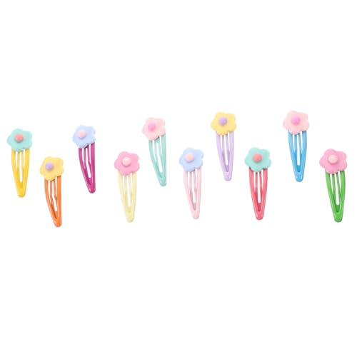 Gogogmee 10 Stück Teiliges Candy Farben Haarklammern Kleine Süße Haarspangen für Mädchen und Stabile Metall Haarclips mit Resin Beschichtung Multifunktionale Styling Tools für von Gogogmee