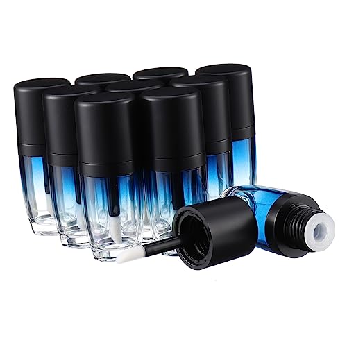 Gogogmee 10 Stück Teiliges Lippenstift Behälter aus Leichtem Abs Mattierte Gradient Lip Gloss Tuben Wiederbefüllbar Kompakt und Reisefreundlich für DIY Lippenbalsam und von Gogogmee