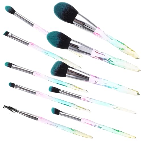 Gogogmee 10 Stück Teiliges Make up pinsel set mit Transparentem Diamantgriff Weichen Fasern für Empfindliche Haut Vielseitig für Foundation Concealer Puder und Lidschatten Leicht und Gogogmee 10 Stück Teiliges Make up pinsel set mit Transparentem Diamantgriff Weichen Fasern für Empfindliche Haut Vielseitig für Foundation Concealer Puder und Lidschatten Leicht und von Gogogmee