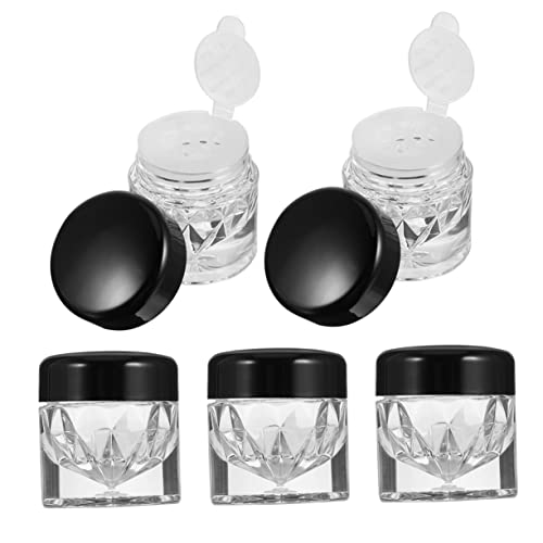 Gogogmee 10 stücke Schwarz Kappe 12 Loch Innen Kappe 3ml Concealer Lidschatten Lose Unter Verpackung Flaschen Lagerung Flasche von Gogogmee