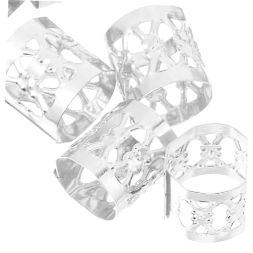 Gogogmee 100 Stück Dreadlock Schmuck Für Frauen Haarschmuck Dreadlock Zubehör Metall Haargummi Mädchen Haarschmuck Zopf Haarschnalle Zopf Haarmanschetten von Gogogmee