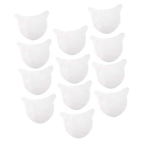 Gogogmee 100 Stück Einweg Halsmaske Papier Atmungsaktive Dünne DIY Toner Mask Sheets Hautfreundlich Pflanzliches Vliesmaterial für Hals Hautpflege Zuhause und Spa Anwendungen von Gogogmee