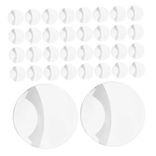 Gogogmee 100 Stück Runde Abzeichen Schutzhüllen Transparent Klare Badge Sleeve Kratzfest Für Anime Button Pins von Gogogmee