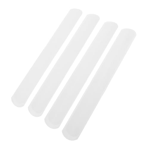 Gogogmee 100 Stück Teiliges Weißes Schnapparmband Bemalen Kreative Blanko Slap Armbänder für Einfach Anzulegen Vielseitig Tragbar als Partygeschenk und Bastelspielzeug von Gogogmee