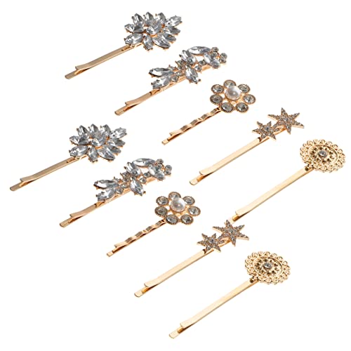 Gogogmee Haarspangen Mit Strasssteinen Bobby Pin Set Mädchen Und Frauen Clip Haar-accessoires Für Hochzeit Bankett Party 10 Stück Gogogmee Haarspangen Mit Strasssteinen Bobby Pin Set Mädchen Und Frauen Clip Haar-accessoires Für Hochzeit Bankett Party 10 Stück von Gogogmee