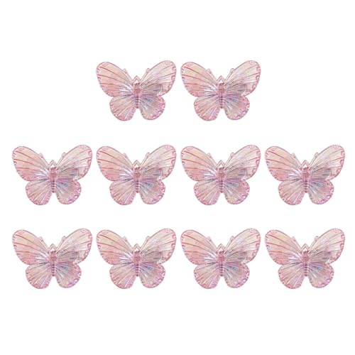 Gogogmee 10Stücke Schmetterling Haarklammern Süße Haarspangen für Damen und Mädchen Haarschmuck für Alltag Hochzeiten und Feste Kreative und Frisur Accessoires von Gogogmee