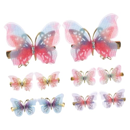 Gogogmee 10stücke Schmetterling Haarclips Clip Haarspangen Für Mädchen Damen Zubehör Accessoires Für Hochzeit Party Alltag von Gogogmee
