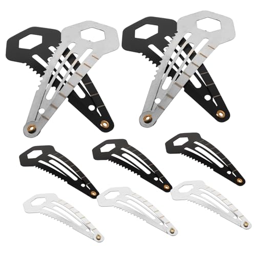 Gogogmee 10stücke -haarnadeln Multifunktionale Haarspangen Haarklammern Silber Und Schwarz Für Damen Herren Camping Wandern Reisen von Gogogmee