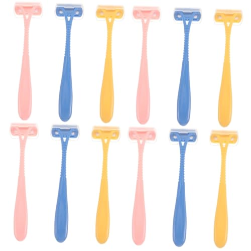 Gogogmee 12 Stck. Damen Körperrasierer Handrasierer für Körperhaare für Achselhaare Leicht und Langlebig für Reisen Hautschonend Einfach Anwendung von Gogogmee