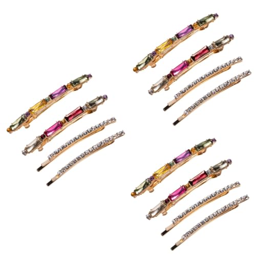 Gogogmee 12stücke Teiliges Bunte Haarnadeln Mit Funkelnden Diamanten Für Damen Elegante Haarspangen Für Täglichen Gebrauch Stilvolle Haarschmuck-accessoires von Gogogmee