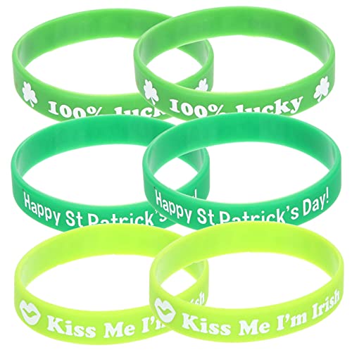 Gogogmee 12 Stück Irisches Armband Mädchen Armband Kreatives Armband Handgelenk Dekoration Armband Für Mädchen St Patrick'S Day Armband Partyzubehör Festival Armbandschmuck von Gogogmee