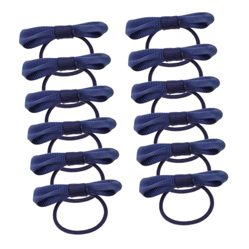 Gogogmee 12stücke Haarbänder Mit Schleife Für Kleine Mädchen Haarschleifen-accessoires Elastische Haargummis Für Pferdeschwanz Kopfbedeckung Für Schule Und Alltag Haarschmuck Mit von Gogogmee