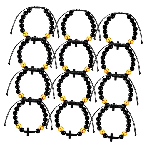 Gogogmee 12stücke Sport-armband Mit Softball-anhängern Verstellbares Handgelenk-armband Perlenarmband Für Sportbegeisterte Ball-charm-armband Handgelenk-schmuck Dekoratives Armband Für von Gogogmee