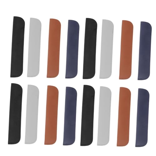 Gogogmee 12 Stück Teiliges Leder Stiftetui mit Elastischem Band Kratzfestes PU Leder Stiftschutzhülle rutschfeste Einzeltasche für Kugelschreiber Füller Bleistifte Handliche von Gogogmee