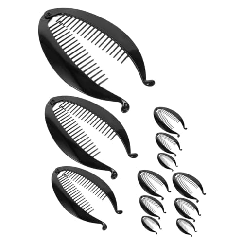 Gogogmee 12er-set Große Mittelgroße Und Bananen-haarspangen Haar-pferdeschwanzhalter Für Frauen Dekorative Clips von Gogogmee