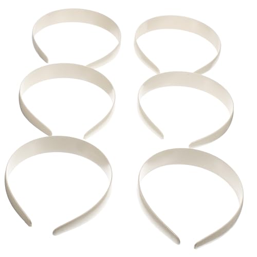 Gogogmee 12stücke Blank Kunststoff Stirnbänder Ohne Zähne Schlichte Stirnbänder Diy Haar Hoop Material Für Frauen Mädchen von Gogogmee