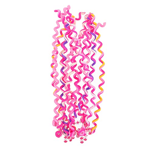 Gogogmee 12st Haarflechter Haarschmuck Zum Flechten Haarspangen Für Kleine Mädchen Haardesign-tools Farbige Haarspangen Fingerwellenclips Spiralförmiges Haar Haarklammer Polymer-ton Rosa von Gogogmee